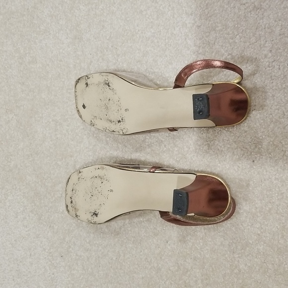 See through confortable 3 inch heal sandals - Picture 6 of 8